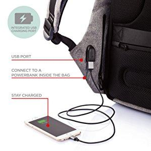 Image of Waterproof Anti-Theft Backpack with USB Charging Port - Unisex
