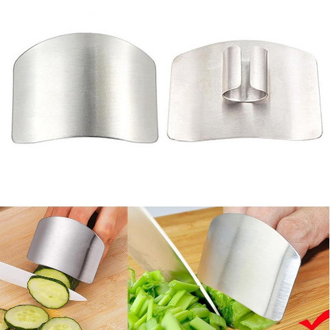 Image of Stainless Steel Finger Guard for Cutting