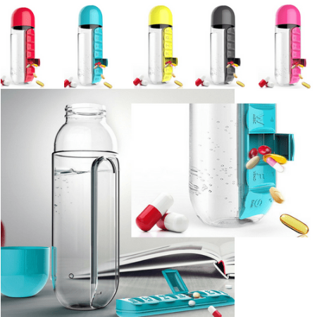 Image of Vitamins Organizer Water Bottle