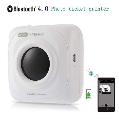 Image of Mini Portable Wireless Phone Photo Printer