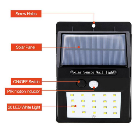 Image of Waterproof LED Solar Lights
