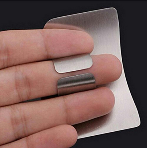 Image of Stainless Steel Finger Guard for Cutting