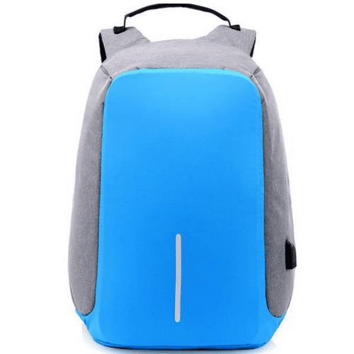 Waterproof Anti-Theft Backpack with USB Charging Port - Unisex