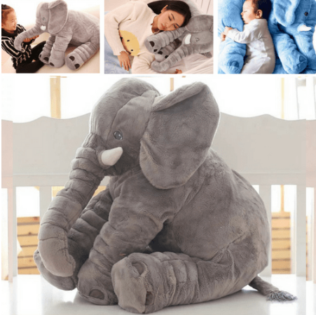 Image of Elephant Plush Pillow – Elephant Plush Toy