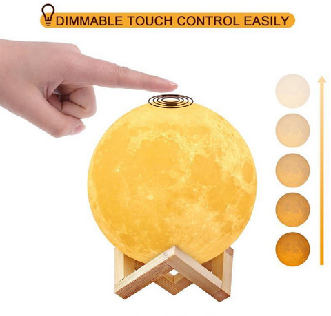 Image of 3D Magical Mini Moon Lamp