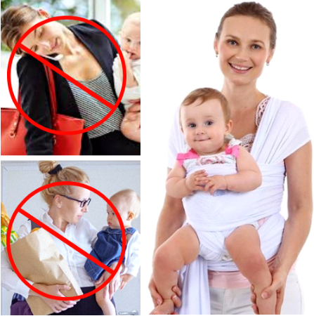 Image of The Best Baby Wrap Carrier – Baby Carrier Sling