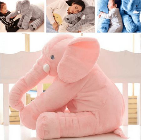 Image of Elephant Plush Pillow – Elephant Plush Toy