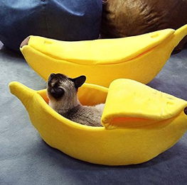 Banana Cave Pet Bed