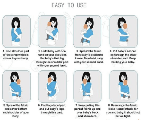 Image of The Best Baby Wrap Carrier – Baby Carrier Sling