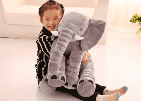 Image of Elephant Plush Pillow – Elephant Plush Toy