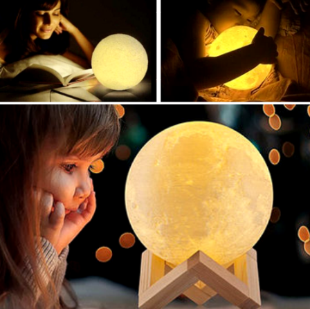 Image of 3D Magical Mini Moon Lamp