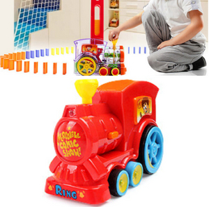 Automatic Domino Laying Toy Train