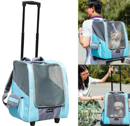 Multi-use Dog Backpack Stroller 2 in 1