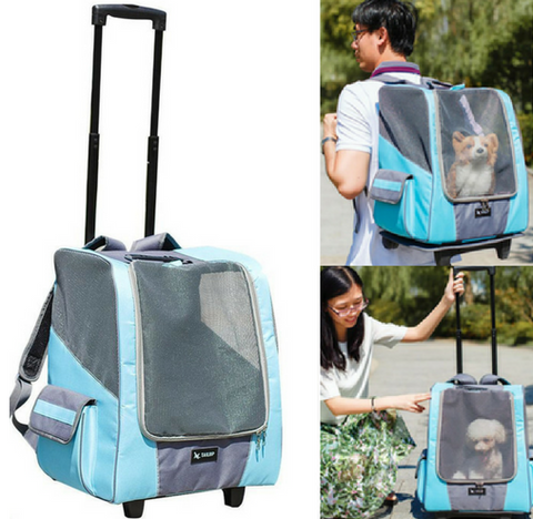 Image of Multi-use Dog Backpack Stroller 2 in 1