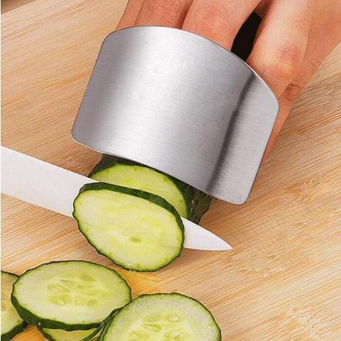 Image of Stainless Steel Finger Guard for Cutting