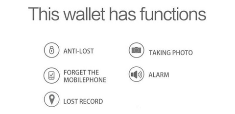 Image of Anti Lost Smart Wallet