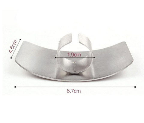 Image of Stainless Steel Finger Guard for Cutting
