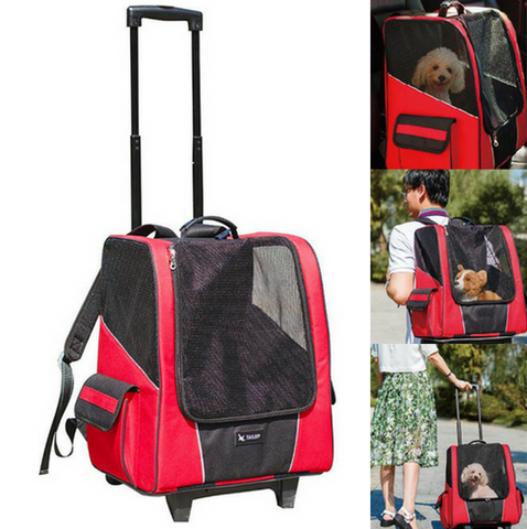 Multi-use Dog Backpack Stroller 2 in 1